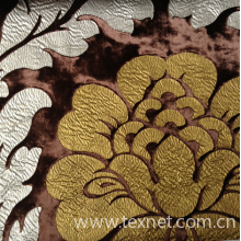 杭州丰威纺织品有限公司-经编绒烫金